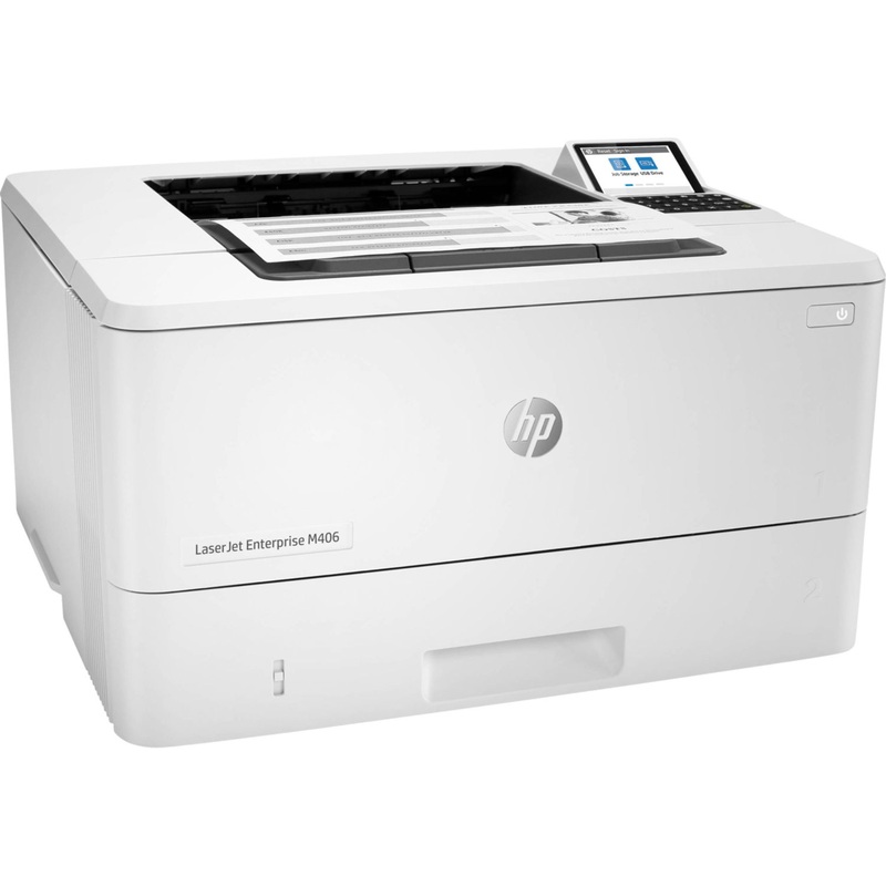 Изображение товара Лазерный принтер HP LaserJet Enterprise M406dn черно-белый A4 Ethernet Wi-Fi