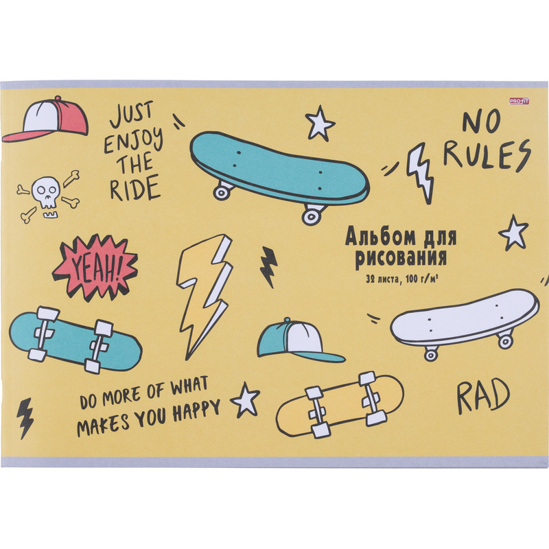 Изображение товара Альбом для рисования Profit А4 32 листа мода