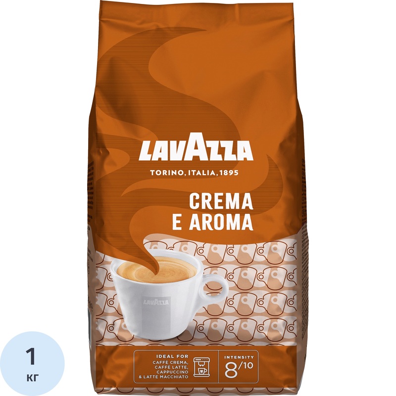 Изображение товара Кофе в зёрнах Lavazza Crema e Aroma 1 кг Италия премиум качество