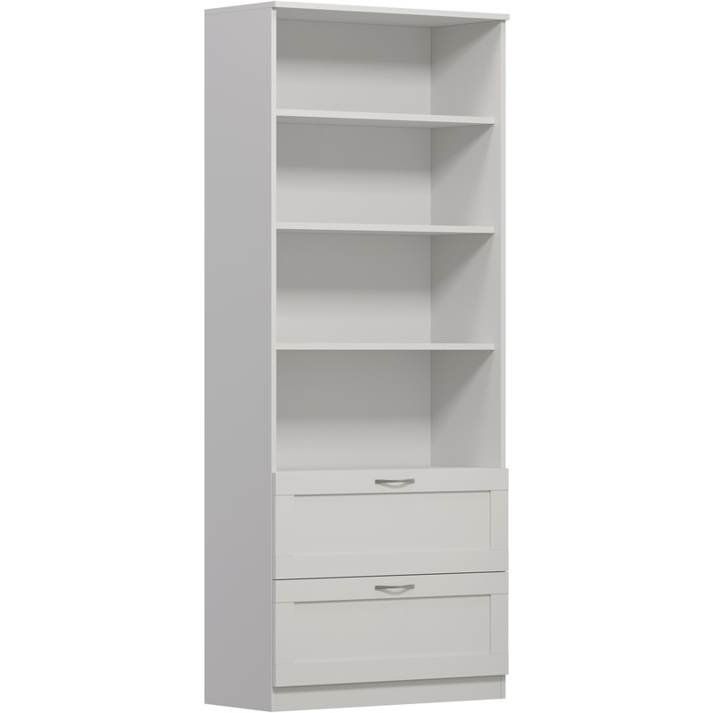 Изображение товара Стеллаж ГУД ЛАКК Сириус (белый, 782х348х1900 мм, 2 ящика)