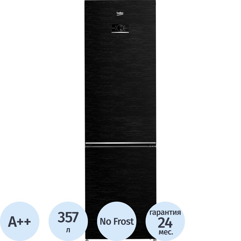 Изображение товара Двухкамерный холодильник Beko B5RCNK403ZWB черный A++ no frost
