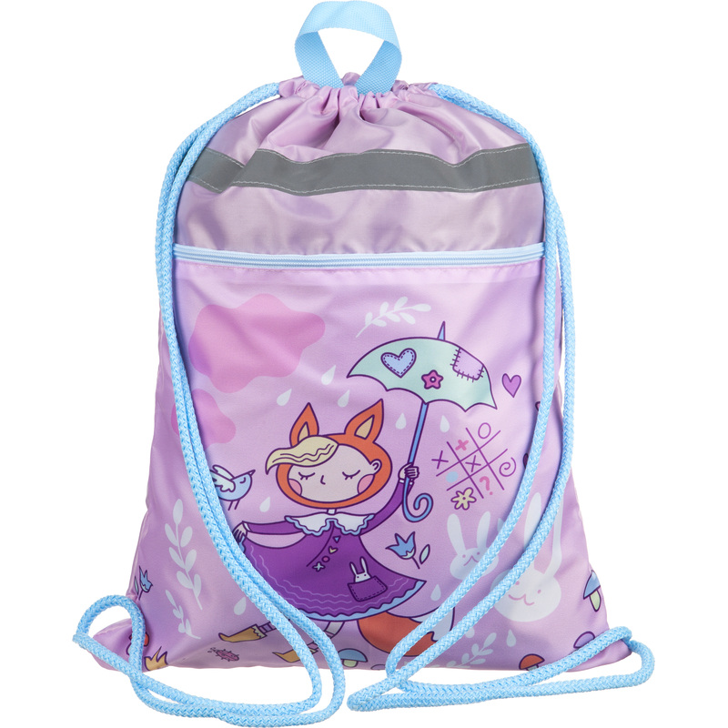 Изображение товара Мешок для обуви Комус Класс Лисичка 36x47 см с карманом и отражателями