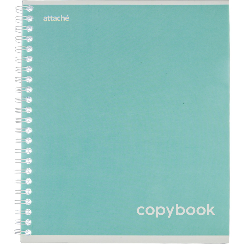 Изображение товара Бизнес-тетрадь Attache Акварель А5 80 листов в клетку на спирали бирюзовая