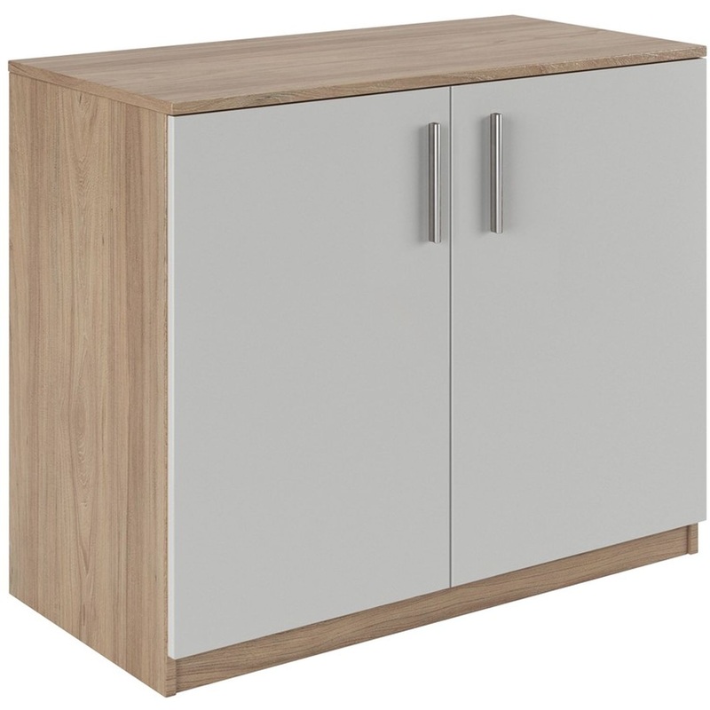 Изображение товара Греденция Asti AST33941221 из ЛДСП для прихожей, бело-вязаноая, 900х450х733 мм