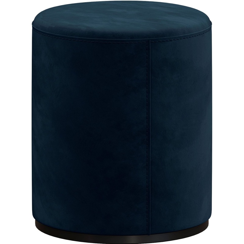 Изображение товара Пуф Боно БН-3545 синий ткань, 350x350x415 мм для интерьера и офиса