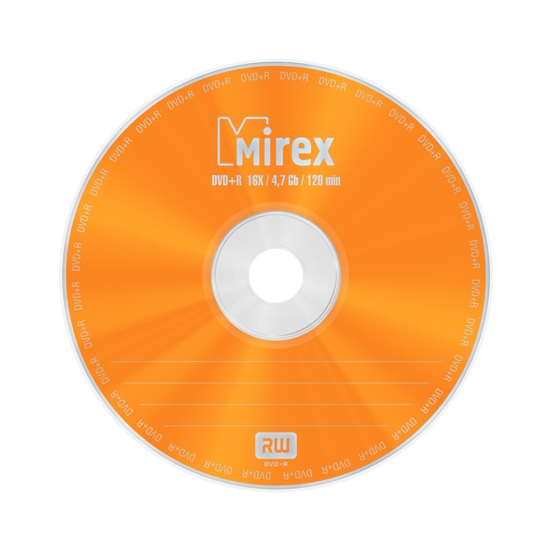 Изображение товара Диски DVD+R Mirex 4.7 ГБ 16x 50 штук в упаковке уцененные
