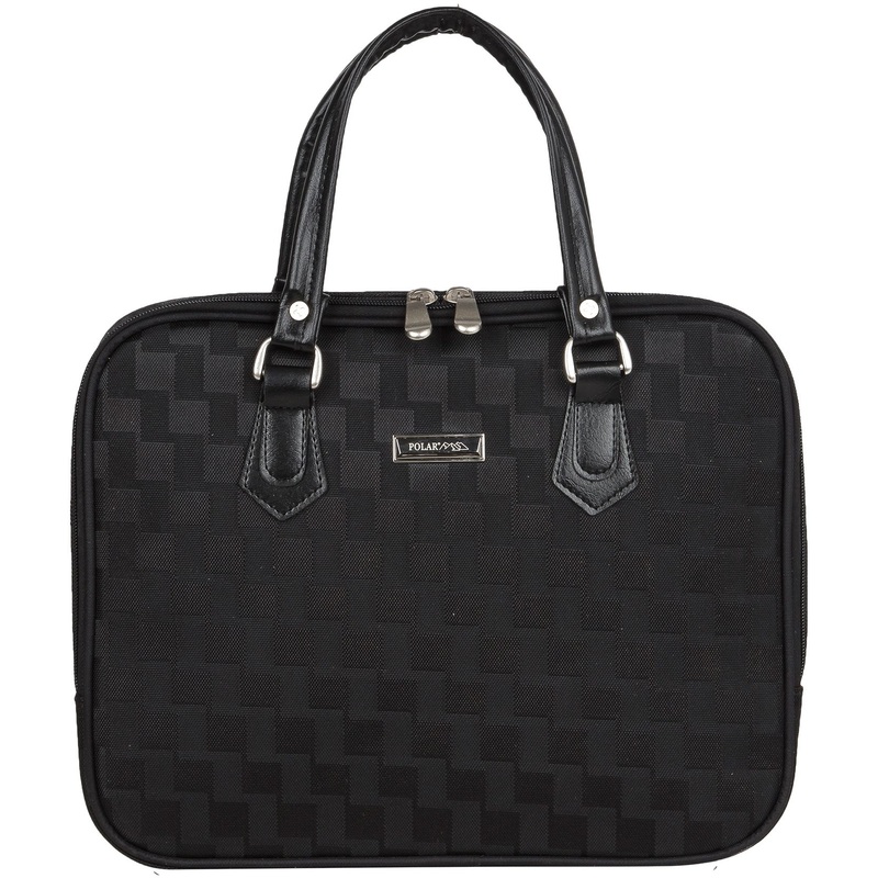Изображение товара Деловая сумка-папка Polar черная полиэстер A4 для ноутбука до 15 дюймов
