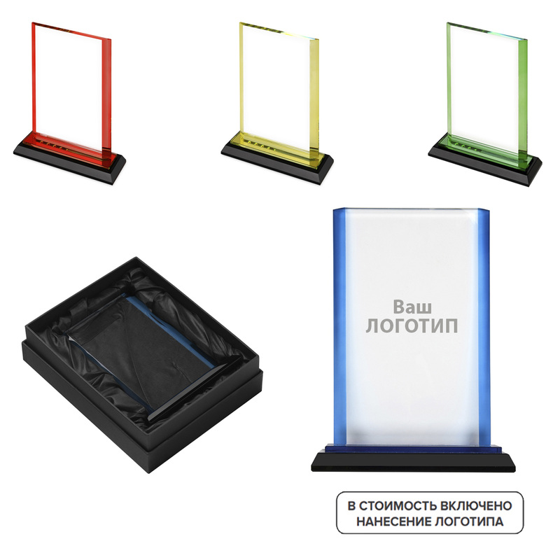 Изображение товара Награда Line стекло 16x5x11.5 см (5 штук в упаковке)