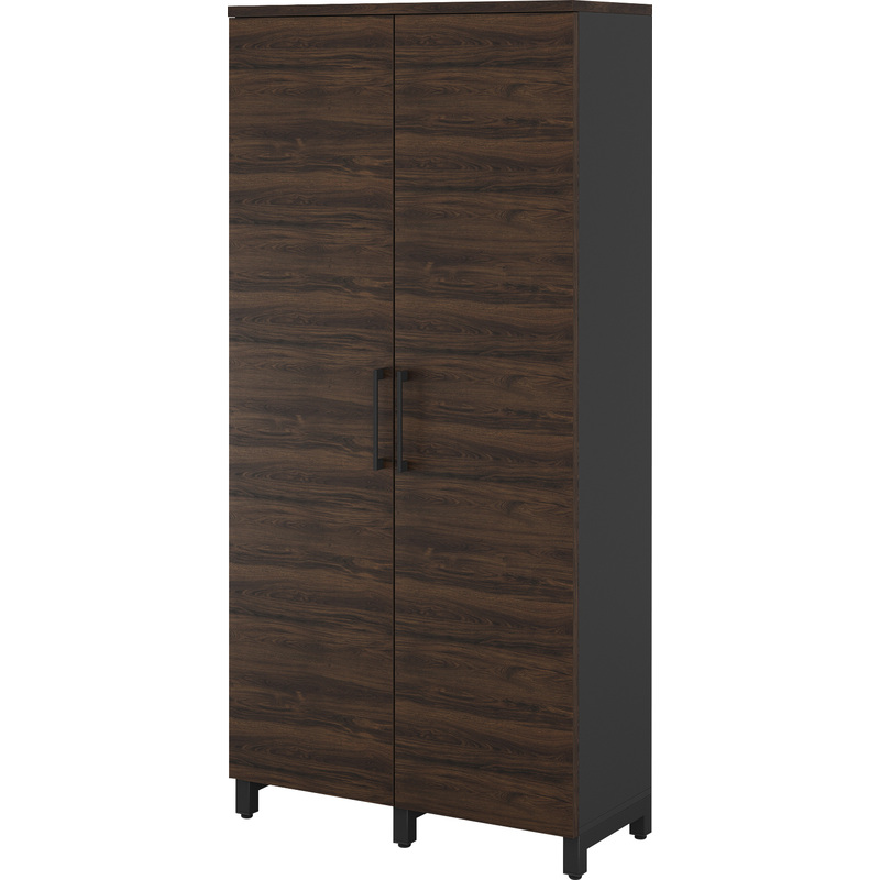 Изображение товара Шкаф для документов Kobor HK/5-120/40/M закрытый дуб чарльстон/чёрный муар 1200x400x1900 мм Изображение товара Шкаф для документов Kobor HK/5-120/40/M закрытый дуб чарльстон/чёрный муар 1200x400x1900 мм
