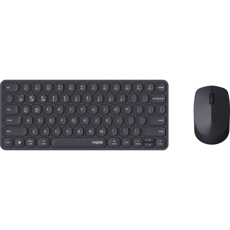 Изображение товара Беспроводной комплект клавиатуры и мыши Rapoo 9010M серый USB Bluetooth