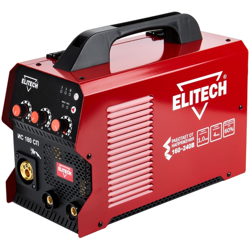 Изображение товара Сварочный инвертор Elitech ДМ ИС 180 СП (204754)