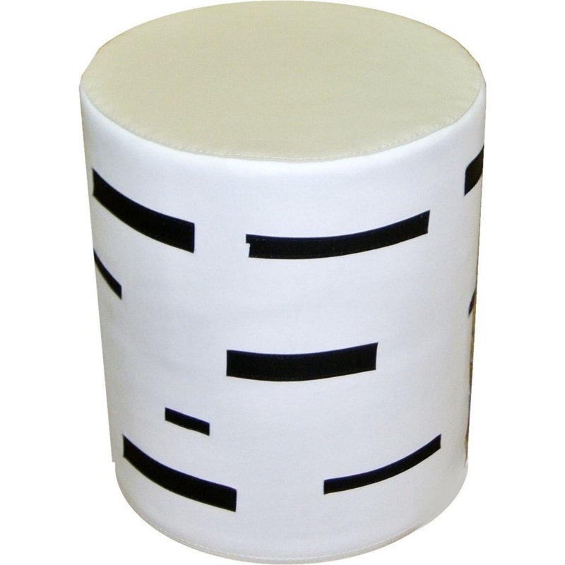 Изображение товара Детский пуф Рассвет Пень березовый Б-793 из винилскожи для детской комнаты