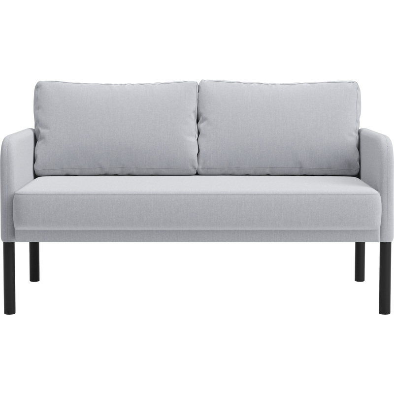 Изображение товара Диван двухместный светло-серый в скандинавском стиле