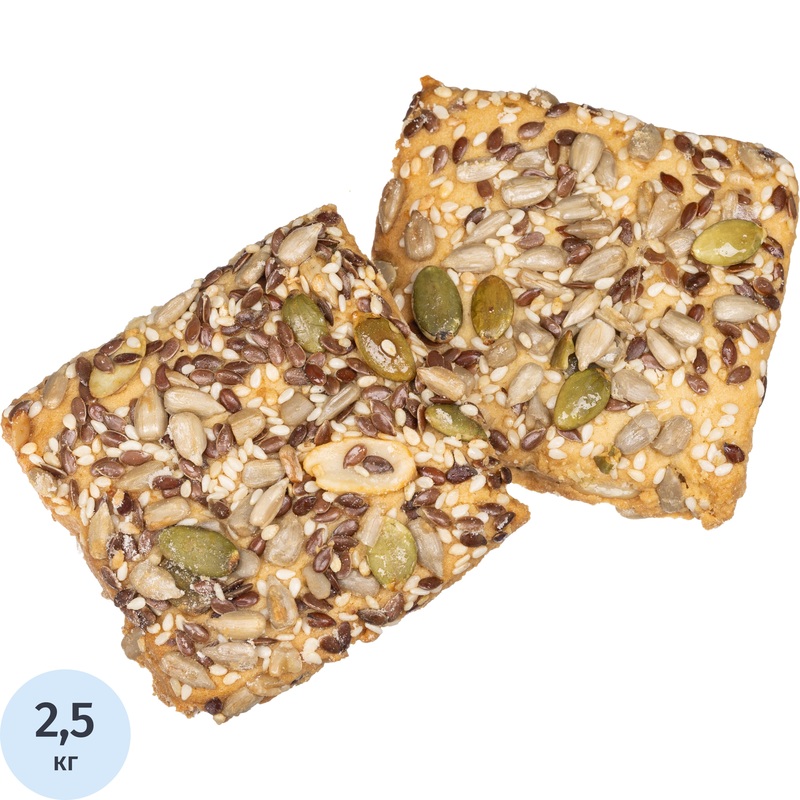 Изображение товара Песочное печенье с семенами Северная столица Каламбур 2.5 кг