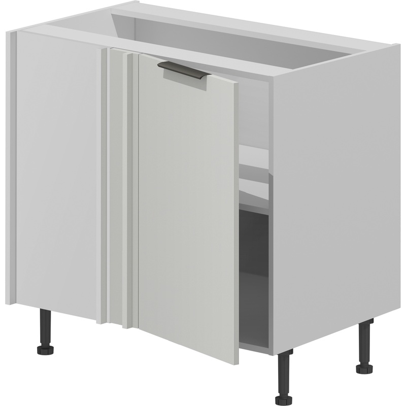 Изображение товара Кухонный угловой шкаф VOK BC1D 72 105 белый с распашными дверьми