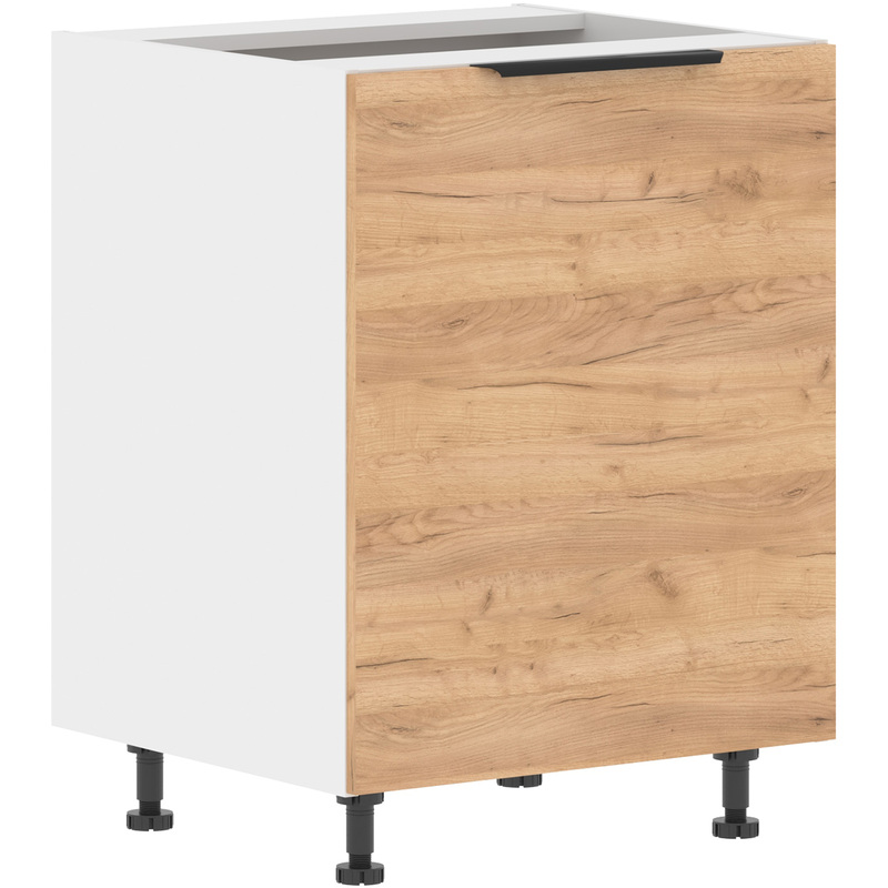 Изображение товара Шкаф напольный с полкой Corsica (дуб бофорд/белый, 600х560х820 мм)