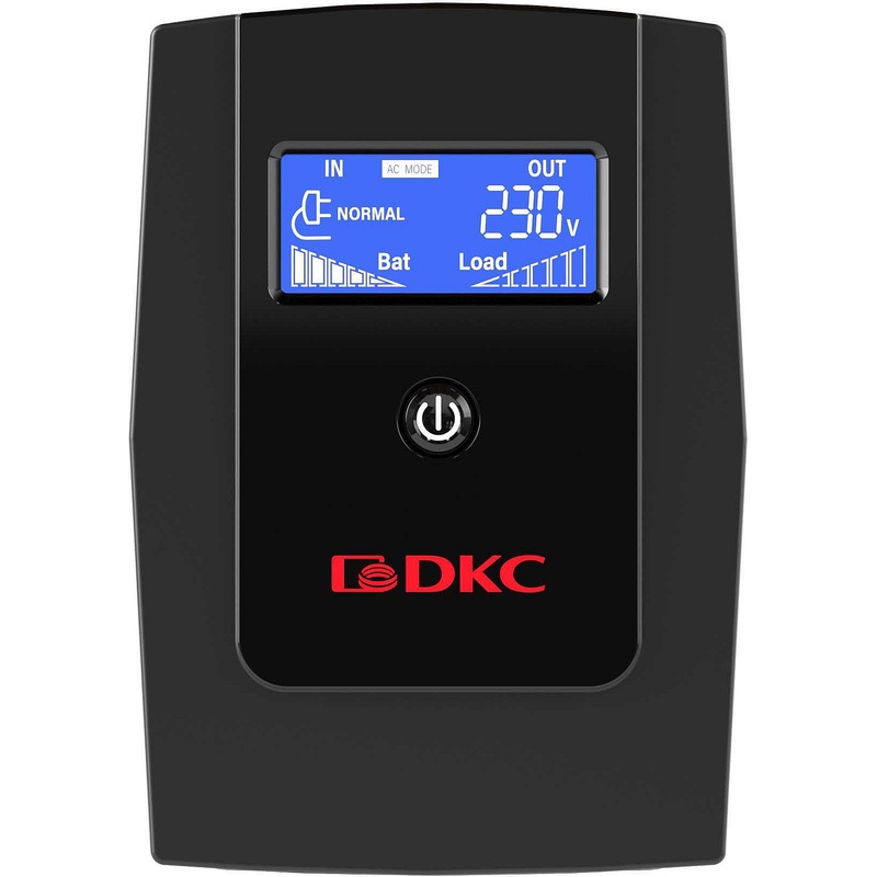 Изображение товара Источник бесперебойного питания DKC Info LCD INFOLCD800I 800 ВА с дисплеем и защитой