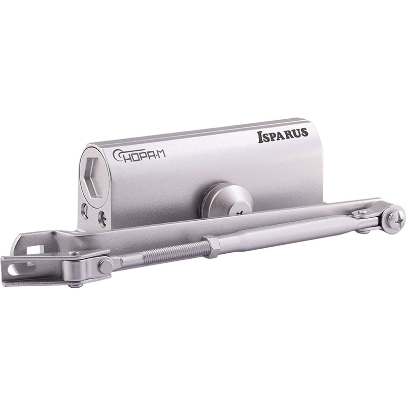 Изображение товара Доводчик дверной Isparus 430 до 110 кг серебристый