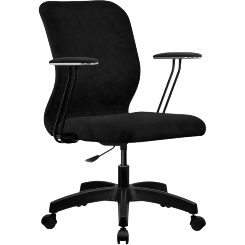 Изображение товара Офисное кресло Vivaldi SU-Mr-4 черное ткань пластик для работы