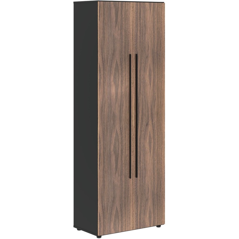 Изображение товара Шкаф для одежды VRWCS 80.1 американский орех и яшма черная, 800х430х2253 мм