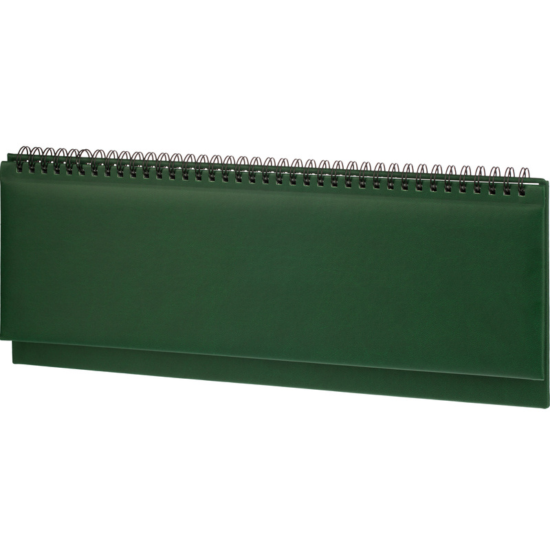 Изображение товара Планинг датированный 2026 год Attache Сиам искусственная кожа 340х130 мм 55 листов зелёный