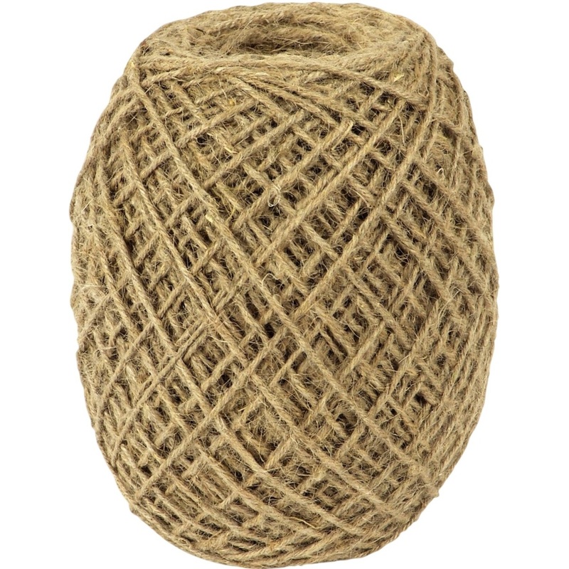 Изображение товара Шпагат джутовый полированный 1200 тэкс (150 м, 0.2 кг)