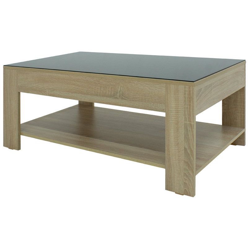 Изображение товара Стол журнальный BeautyStyle 26 с полкой в цвете сонома и черный