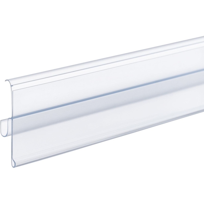 Изображение товара Ценникодержатель полочный TEN 988 мм прозрачный (10 штук)