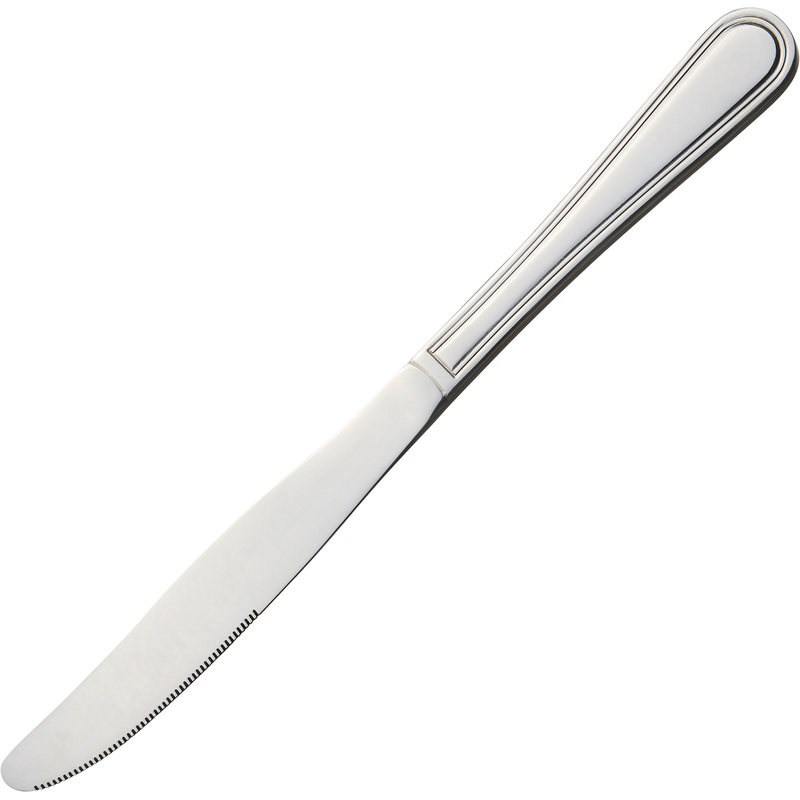 Изображение товара Уценка. Нож столовый Pampero 23.3 см нержавеющая сталь (12 штук в упаковке)