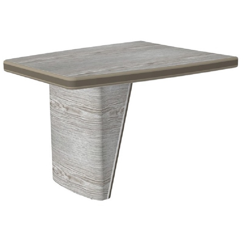 Изображение товара Брифинг New.Tone Nt-11 из МДФ с экокожей под дуб серебристый/стоун