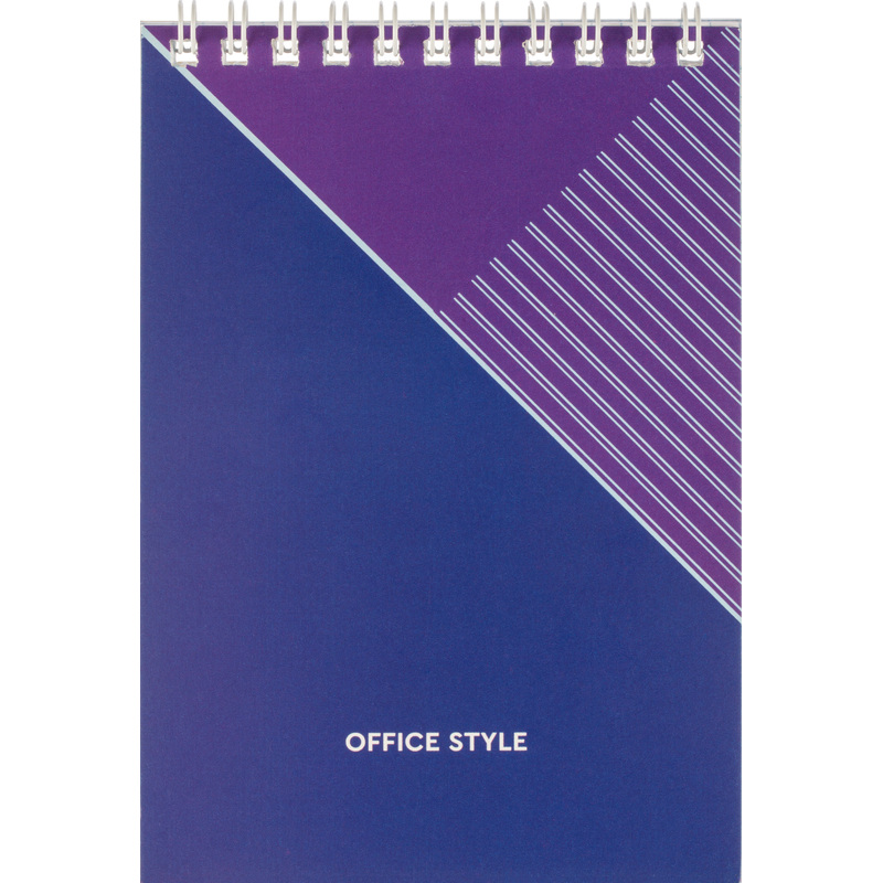 Изображение товара Блокнот Attache А6 40 листов на спирали синий в клетку