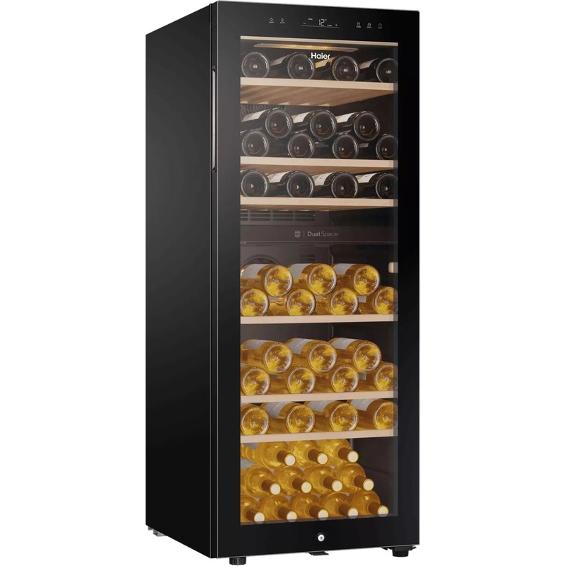 Изображение товара Винный шкаф Haier FWC77GDAE1 чёрный (190 литров, 1 камера, с дисплеем)