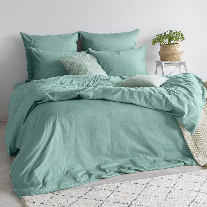 Изображение товара Комплект постельного белья Verossa Emerald 2-спальное меланж 220x240 см