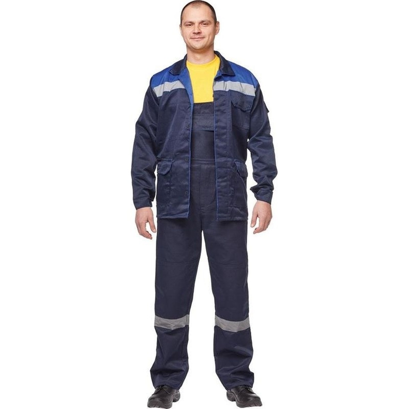 Изображение товара Куртка рабочая летняя мужская л03-КУ синяя размер 44-46