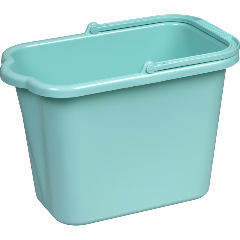 Изображение товара Ведро Idea 9.5 л пластиковое голубое с сливным носиком для продуктов