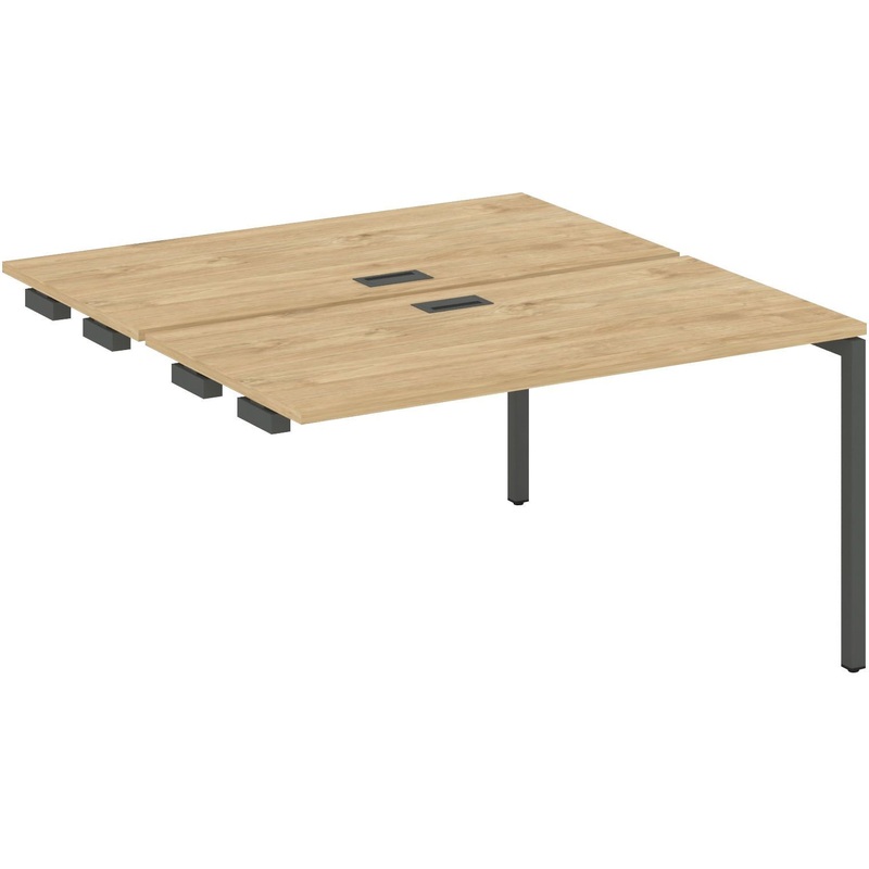 Изображение товара Стол-приставка SN-4P.DPRS-023 из ЛДСП с металлическим каркасом 1380x1632x750 мм