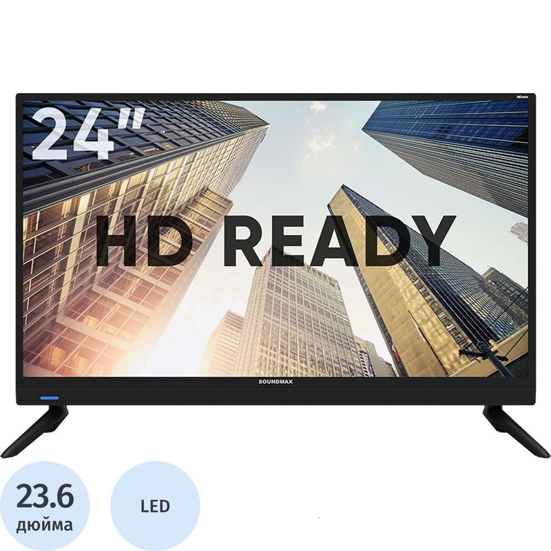 Изображение товара Телевизор Soundmax 24 SM-LED24M11 черный 24 дюйма HD Ready