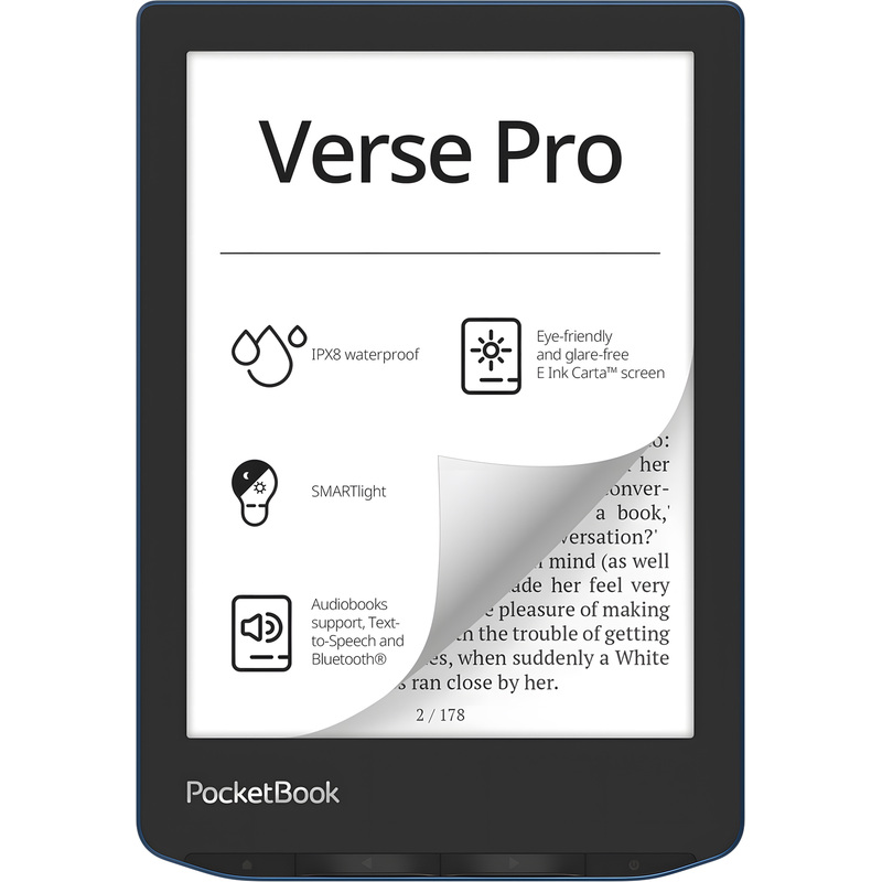 Изображение товара Электронная книга PocketBook 634 Verse Pro 6 дюймов с подсветкой и Wi-Fi