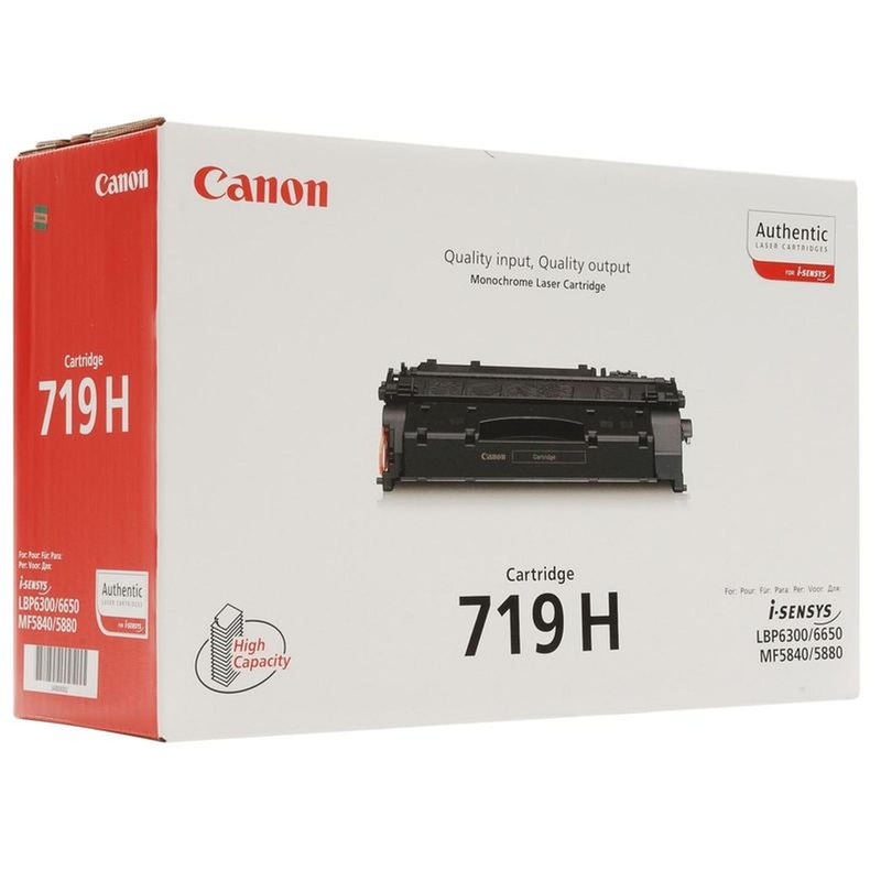 Изображение товара Картридж Canon 719H 3480B002/012 черный оригинальный повышенной емкости