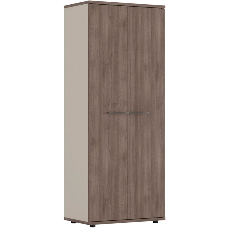 Изображение товара Гардероб NLN36350531 дуб шамони тёмный/бежевый 800x370x2001 мм