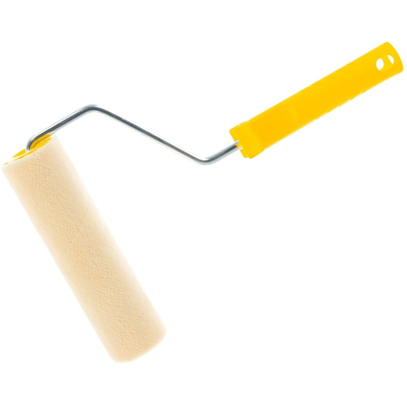 Изображение товара Валик малярный с ручкой Бибер 230 мм велюр ворс 4 мм (тов-067404)