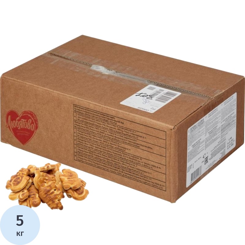 Изображение товара Крекер Любятово Витаминный 5 кг