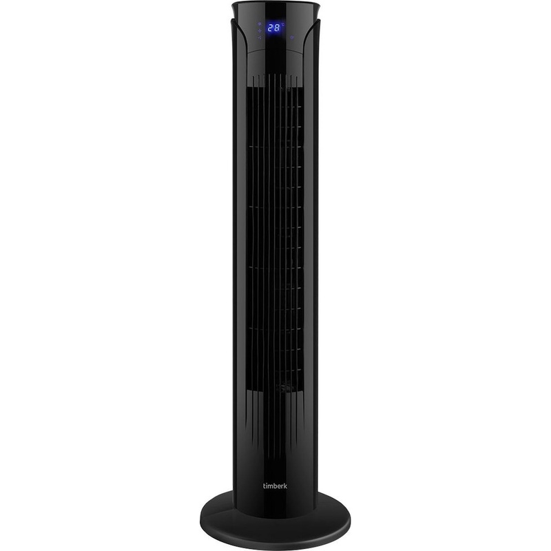Изображение товара Вентилятор напольный Timberk T-TF3217RC чёрный с дисплеем и таймером