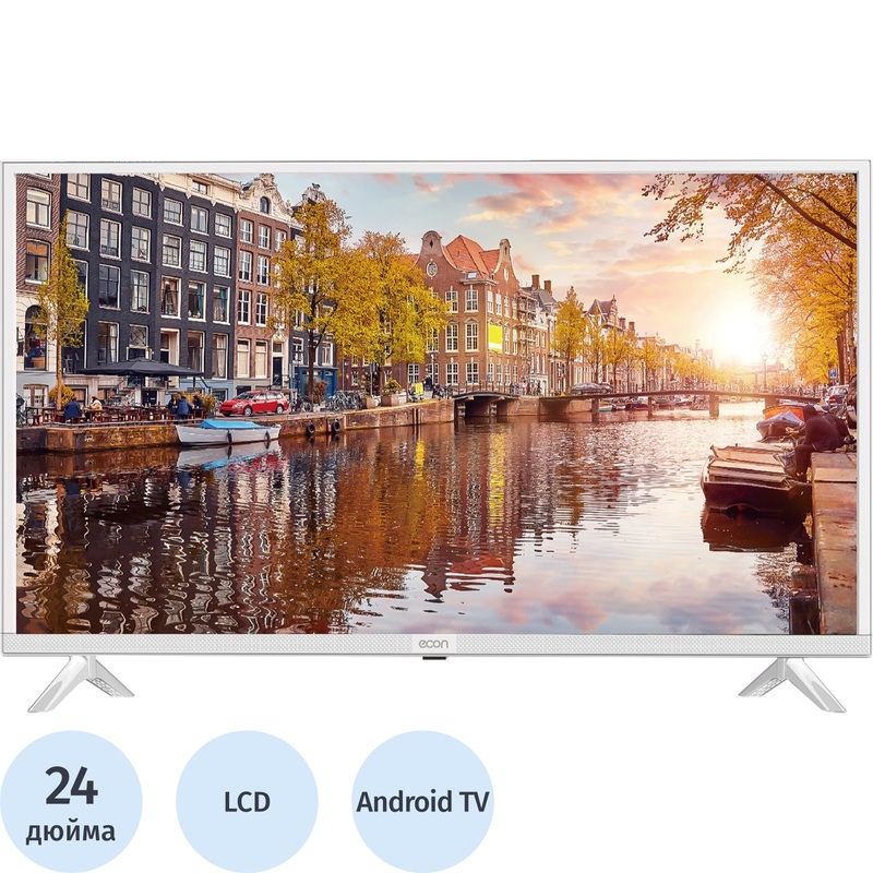 Изображение товара Телевизор Econ EX-24HS002W 24 дюйма с Android Smart TV
