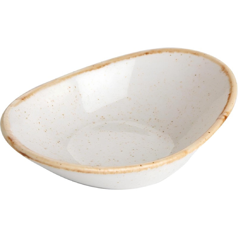 Изображение товара Соусник Porland Seasons фарфоровый 50 мл 11х7 см (808110 бежевый-12)