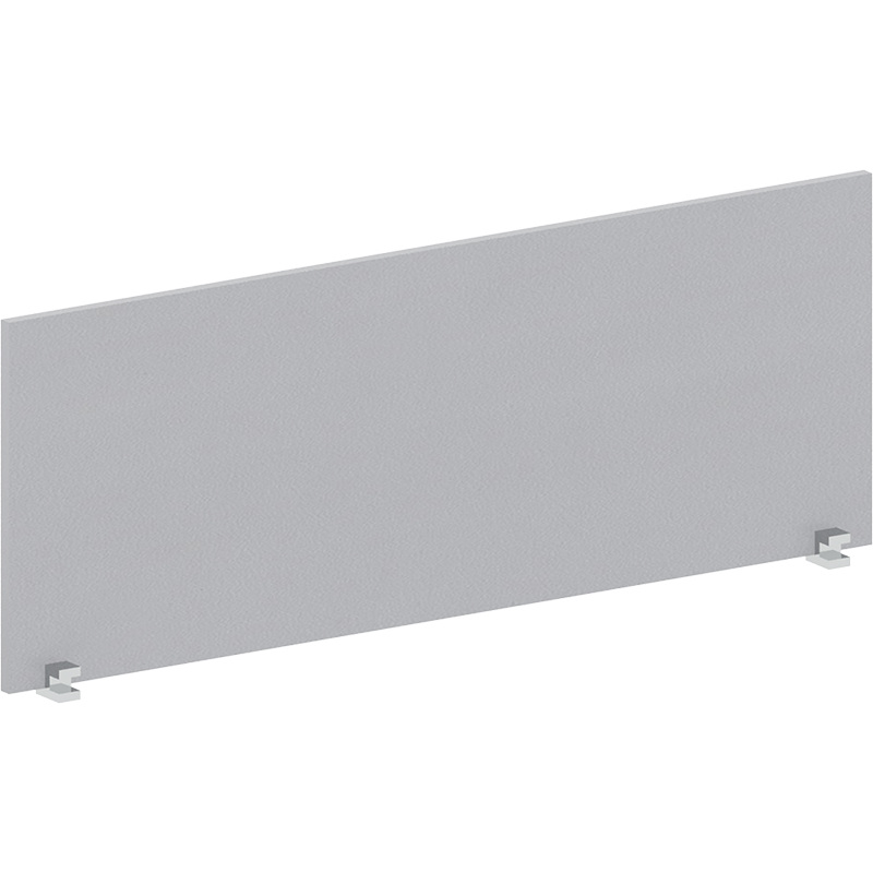 Изображение товара Экран к столу Комус Мебель Easy Standard с креплением фронтальный серый 1200x18x450 мм