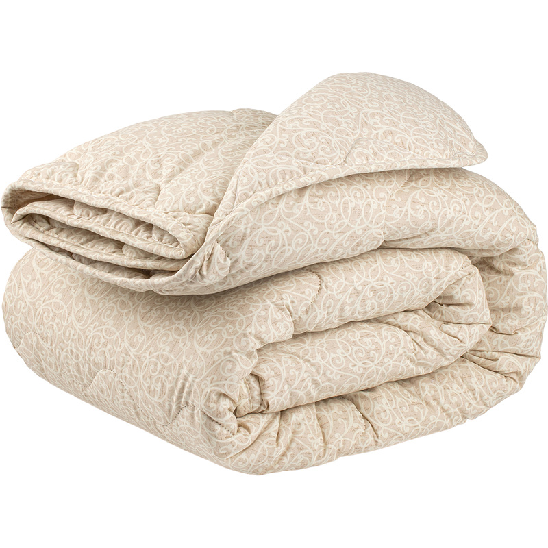 Изображение товара Одеяло 2-спальное Эльф 172x205 см стёганое с кантом бежевое