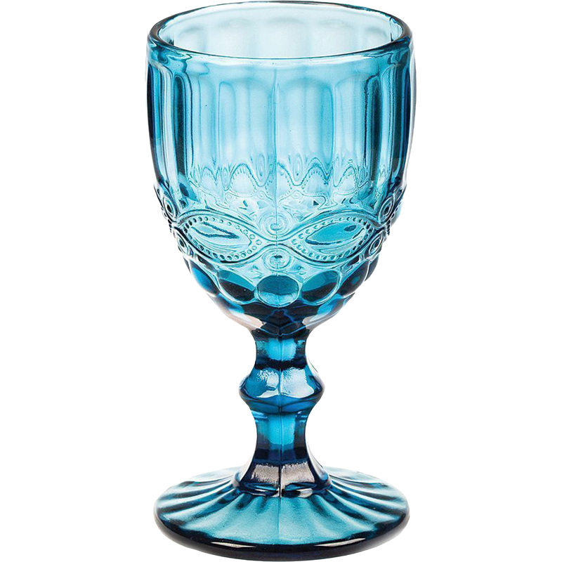 Изображение товара Стеклянные бокалы P.L. Proff Cuisine 250 мл набор из 6 синий посудомоечная машина