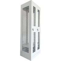 Шкаф для одежды металлический Cobalt Locker Grid (серый, 600х500х1830  мм)