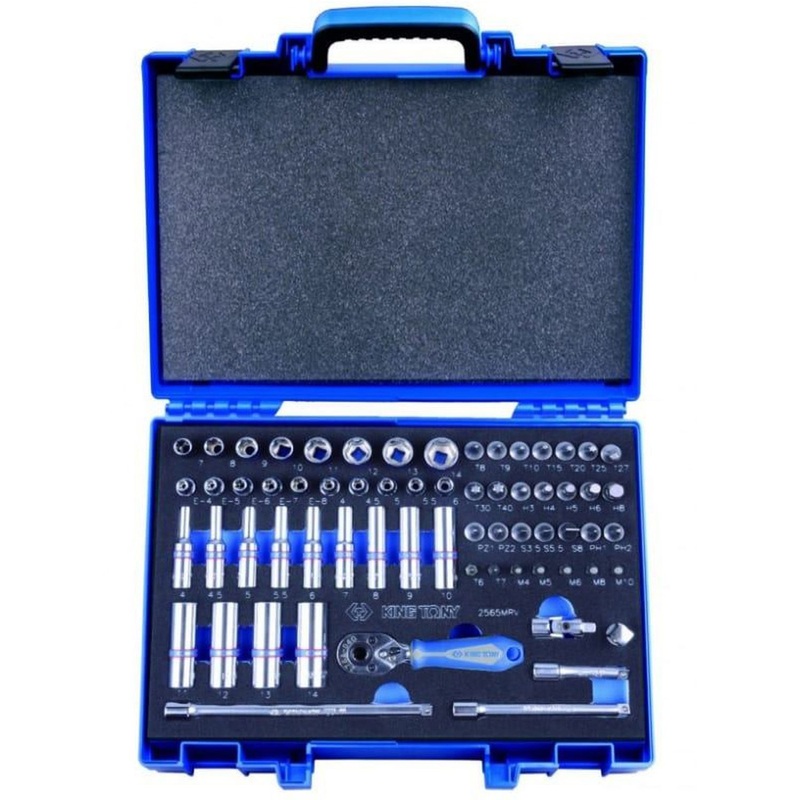 Изображение товара Набор головок шестигранных King Tony 2565MRV 65 предметов